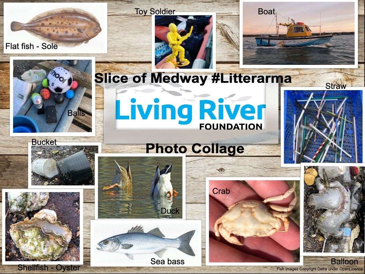 The Living River Foundation is encouraging children aged seven to 10 to write a poem or story about the Medway Estuary using three items from their photoboard