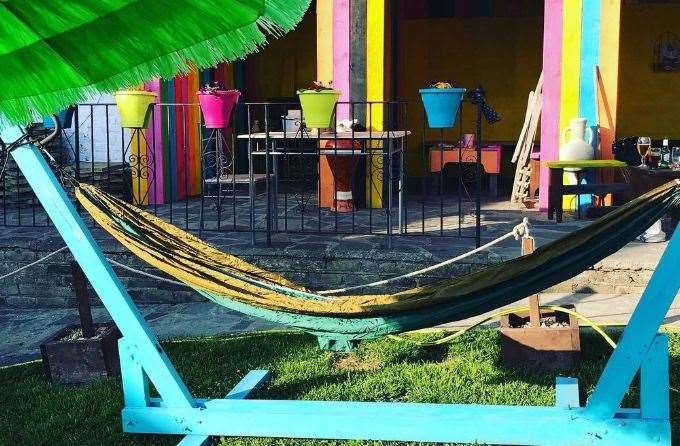 The Mulberry Tree has lots of colorful furniture and seaside-themed decor. Picture: Instagram @mulberrytreemargate
