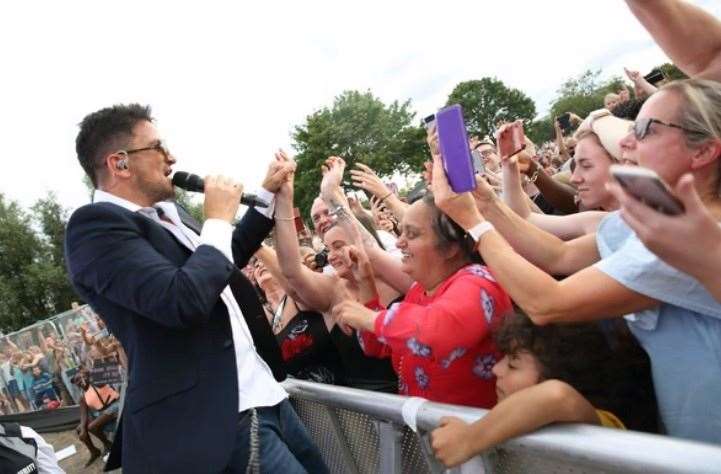 Peter Andre will perform at retro festival Revival in the Park. Picture: Gravesham Council