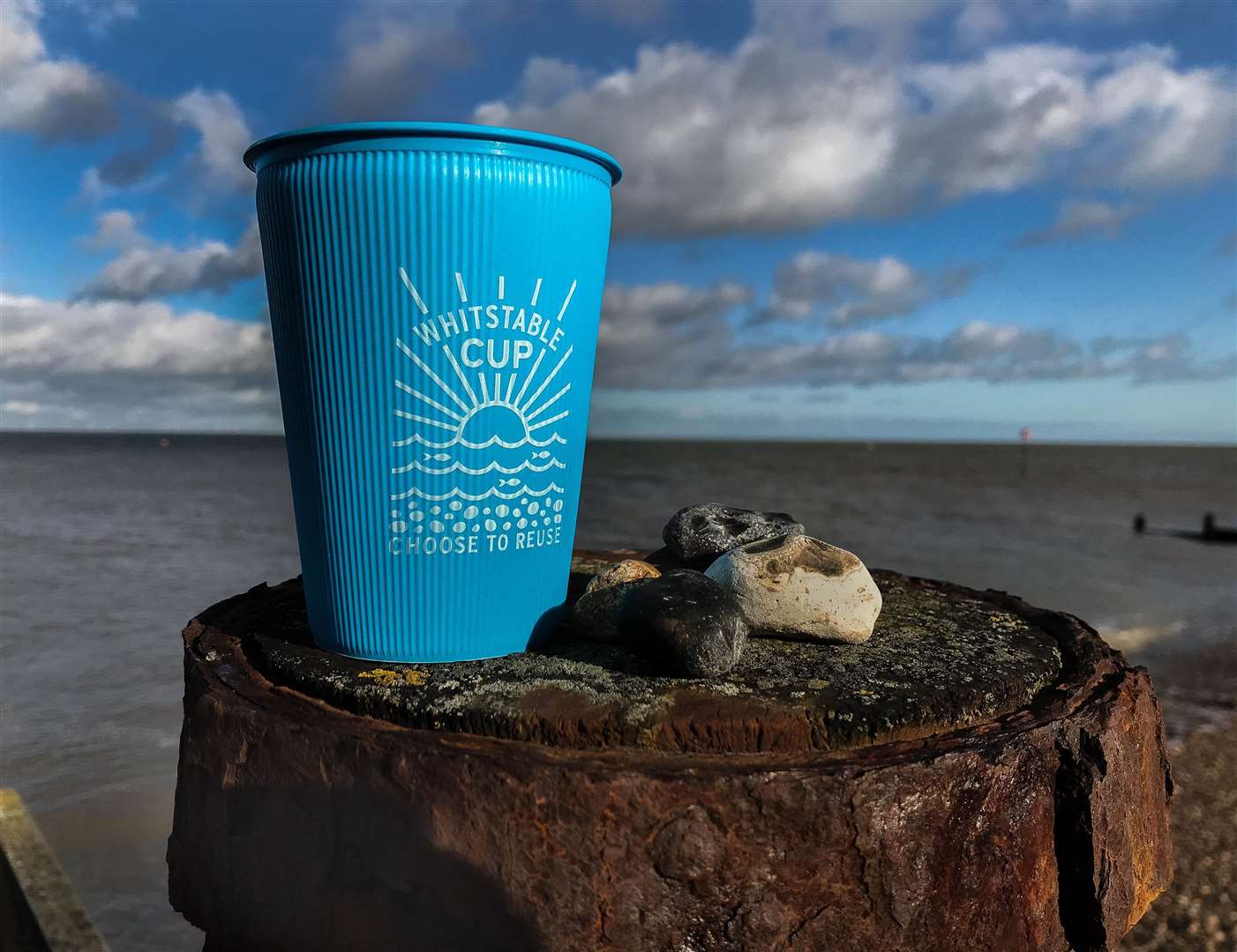 The Plastic Free Whitstable group developed their own reusable cup. Picture: Plastic Free Whitstable