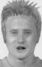 An e-fit of one of the men wanted in connection with the flashing incidents