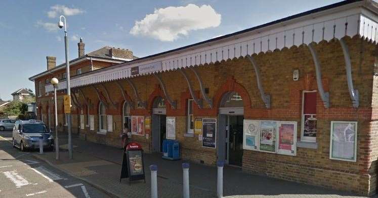 Daniels was caught at Canterbury East Railway Station with a lock knife. Picture: Google Maps