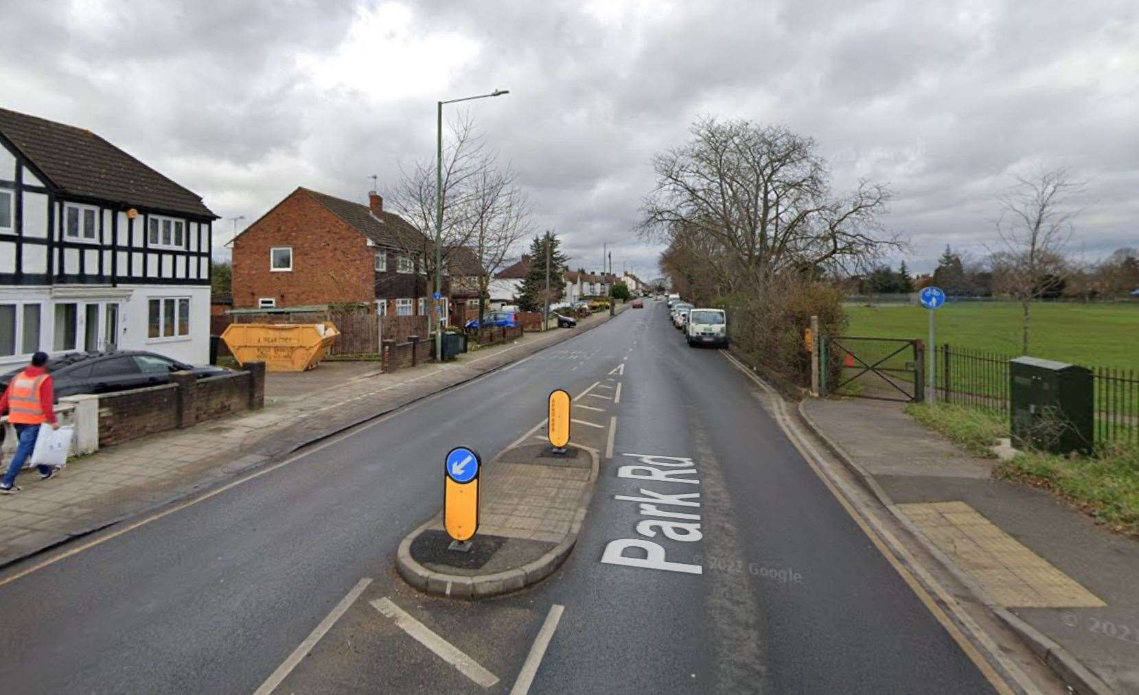 A man was spotted with a firearm in Park Road. Picture: Google