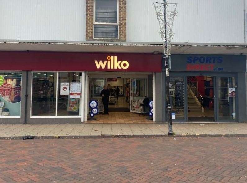 Wilko in Gillingham - all the retailer's Kent stores have avoided the closure threat announced today