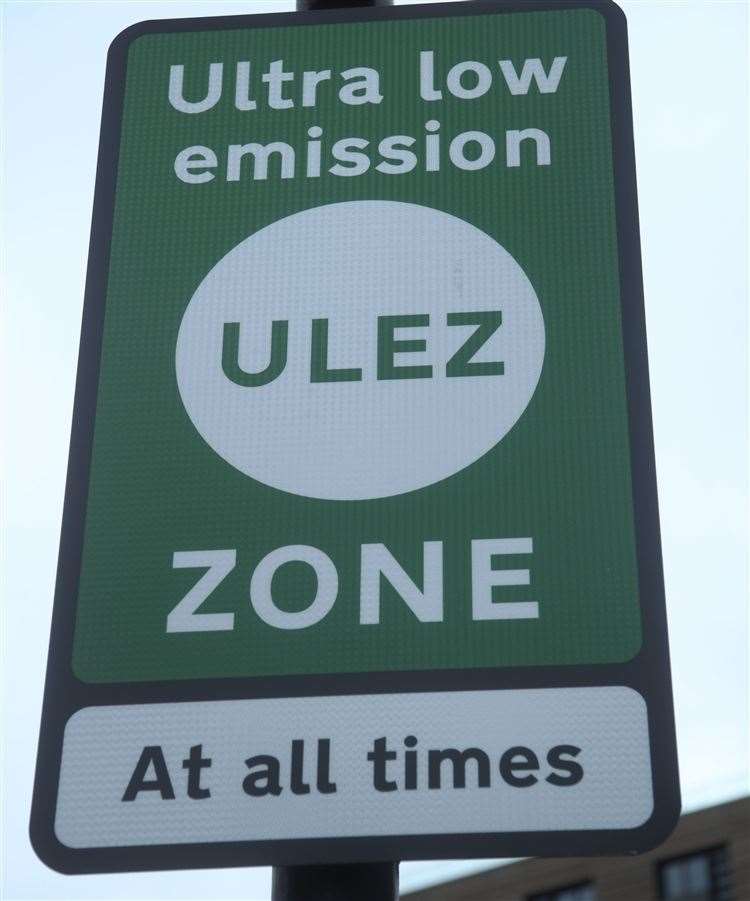 ULEZ will be expanded to the Kent border in August. Photo: PA