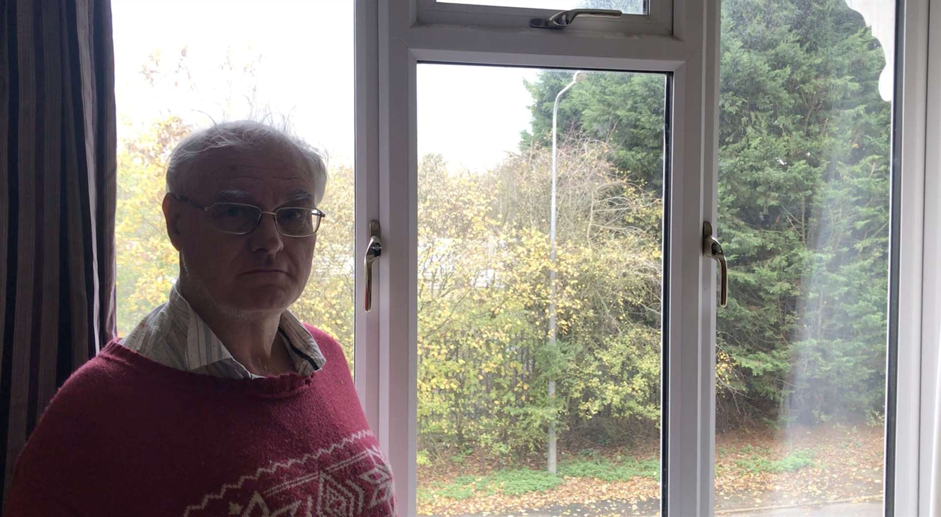 The Faversham resident says that the lights have caused him to splash out on new curtains