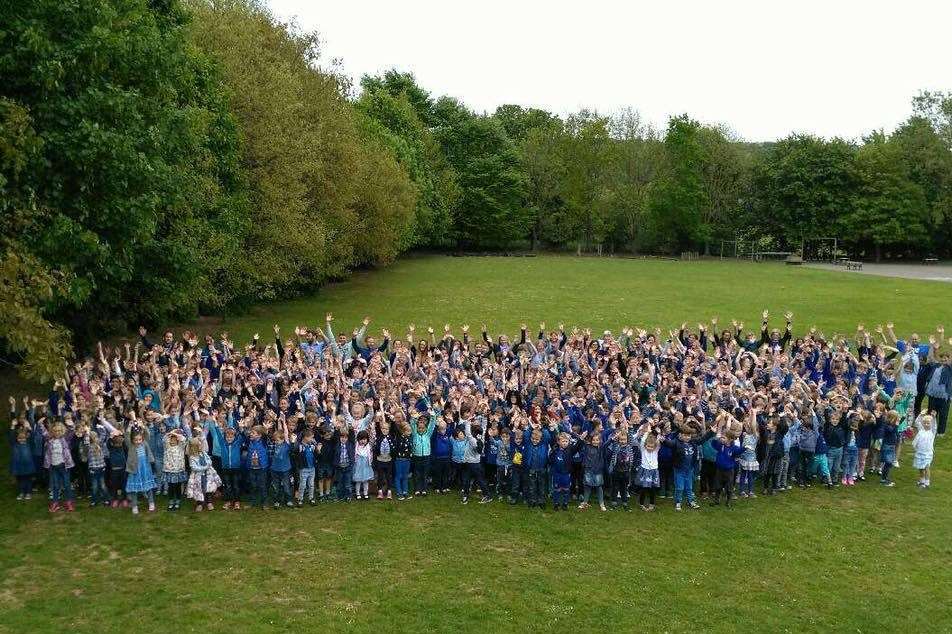 Bridge and Patrixbourne School all wore blue for Wear Blue for Ethan campaign