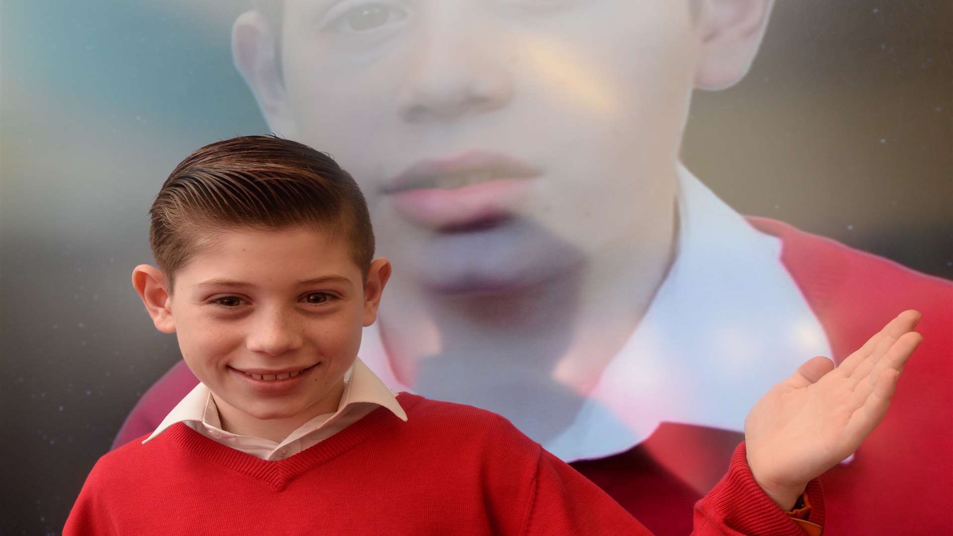 Che-Loui Allman. 11 who was one of the pupils at Queenborough Primary School who took part in a YouTube video