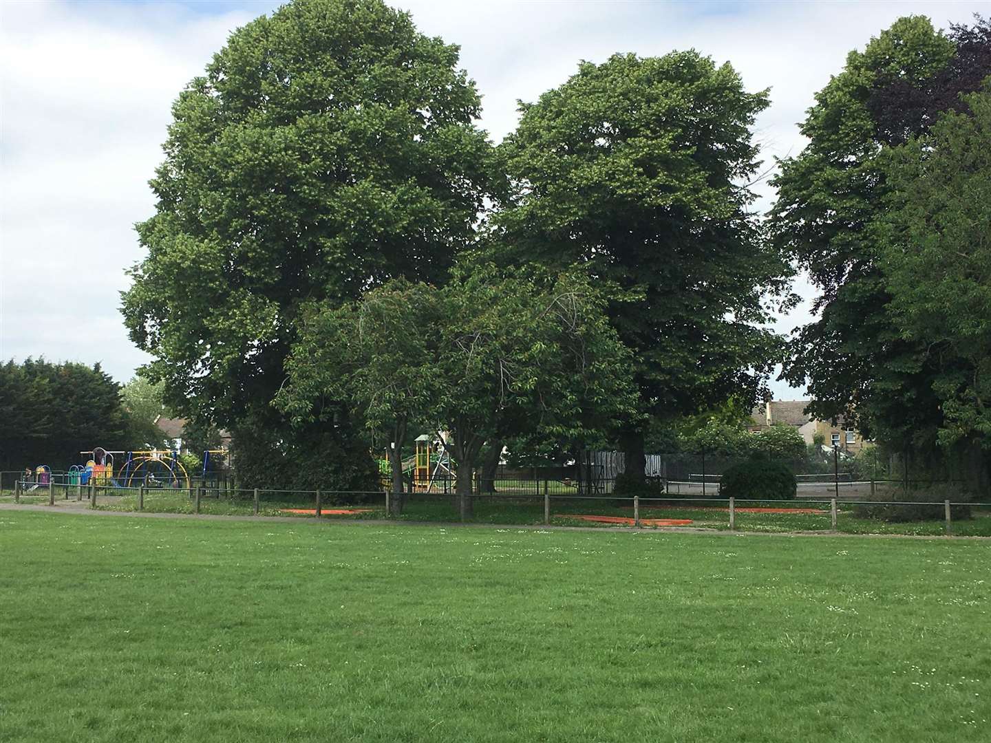 Police want to speak to two people who were walking through Woodlands Park, Gravesend, last year