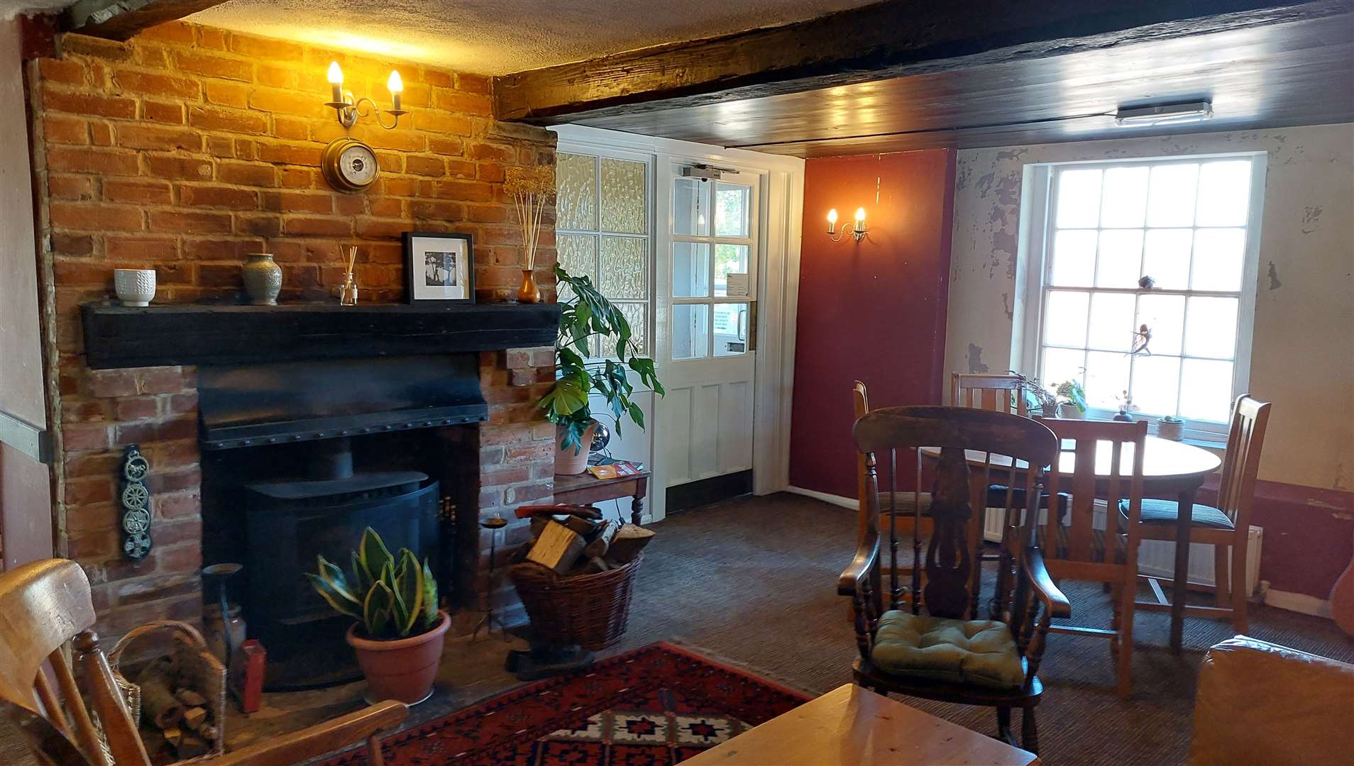 The inside of the 16th-century inn, which is set to be renovated