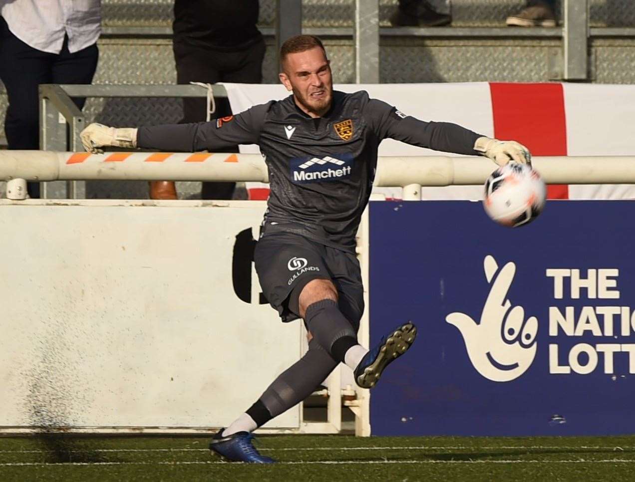 Goalkeeper Ryan Sandford is on Maidstone boss George Elokobi's wanted list after his release by Millwall Picture: Steve Terrell