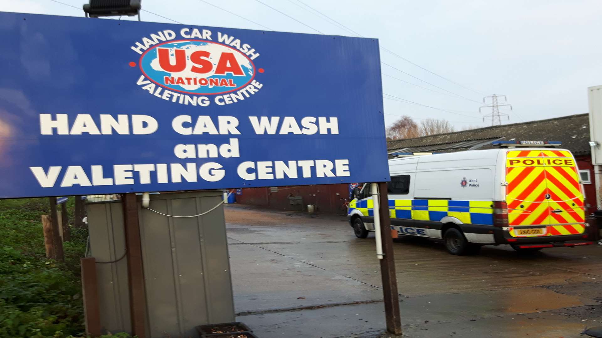 The USA Hand Car Wash in Broad Oak Road