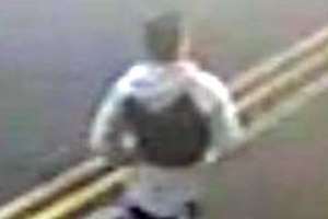 Police have released this CCTV image of a man they want to question in relation to a robbery