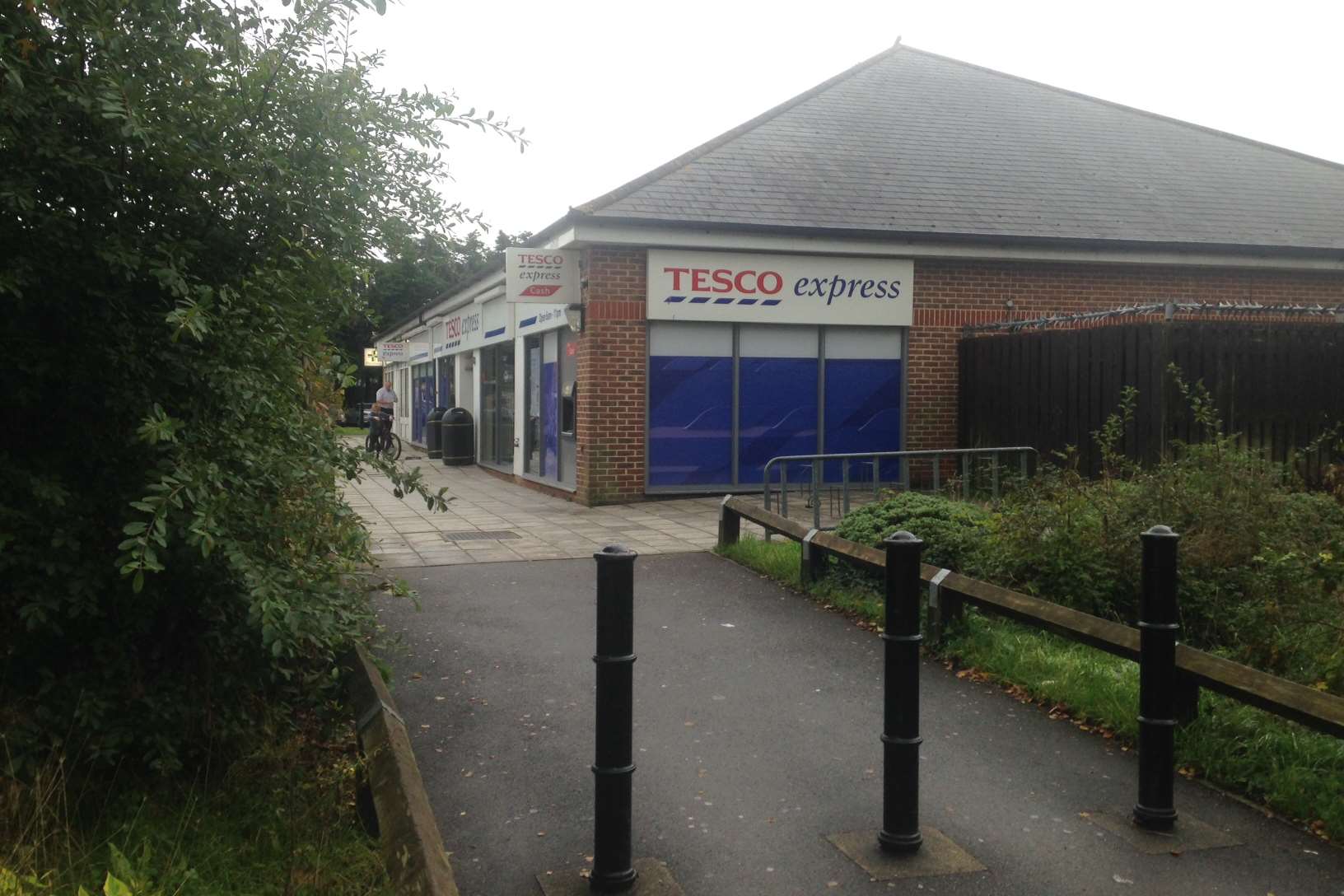 Police were called to the shop after reports of man was found in a bush