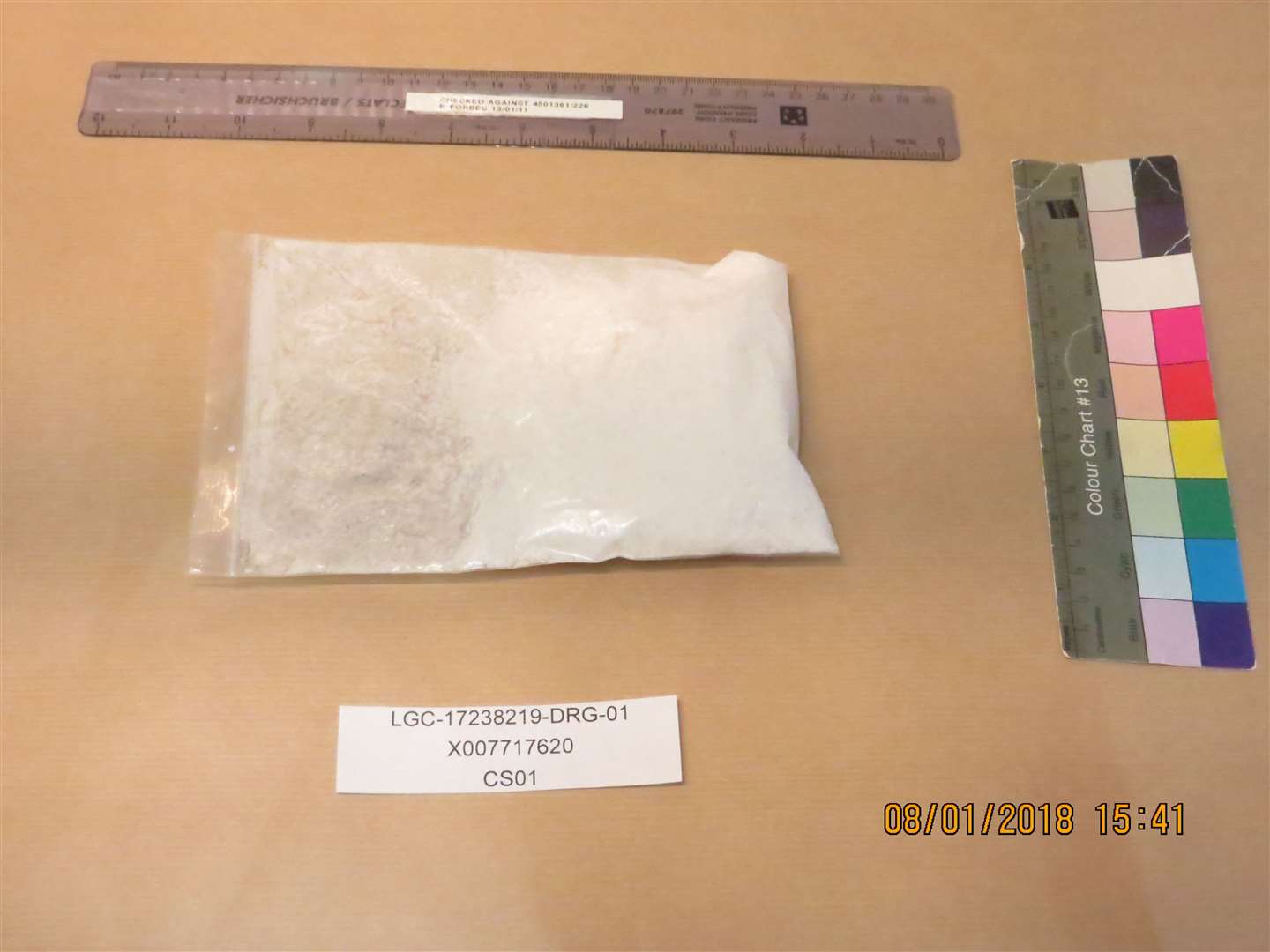 The seized fentanyl. Picture: NCA