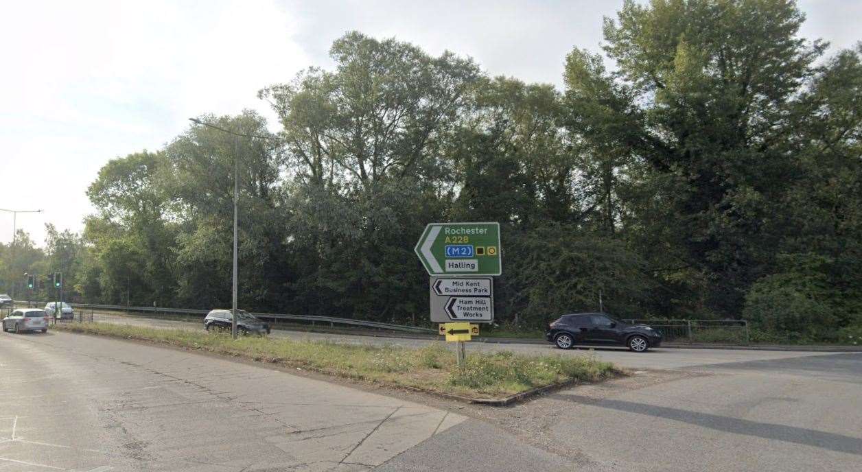 The A228 in Snodland. Picture: Google