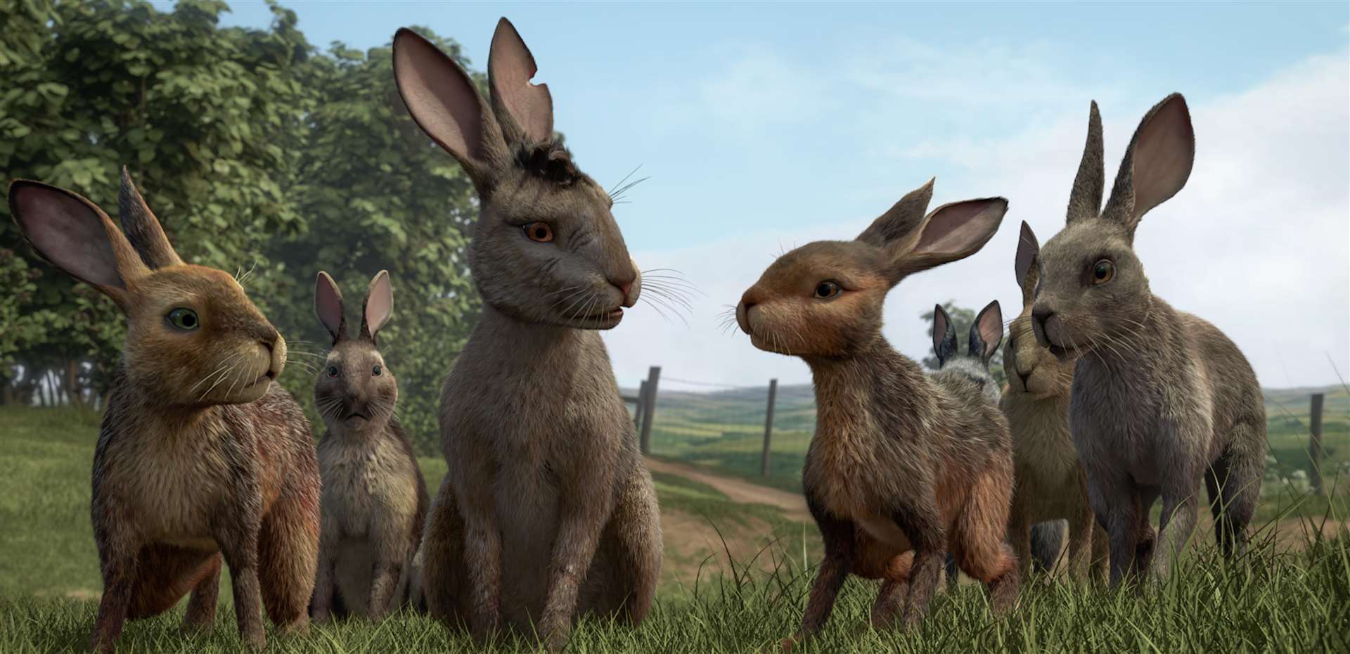 Fiver convinces Bigwig to follow his plan and head for Watership Down in the new BBC and Netflix adaptation on BBC1 this Christmas Picture: Watership Down