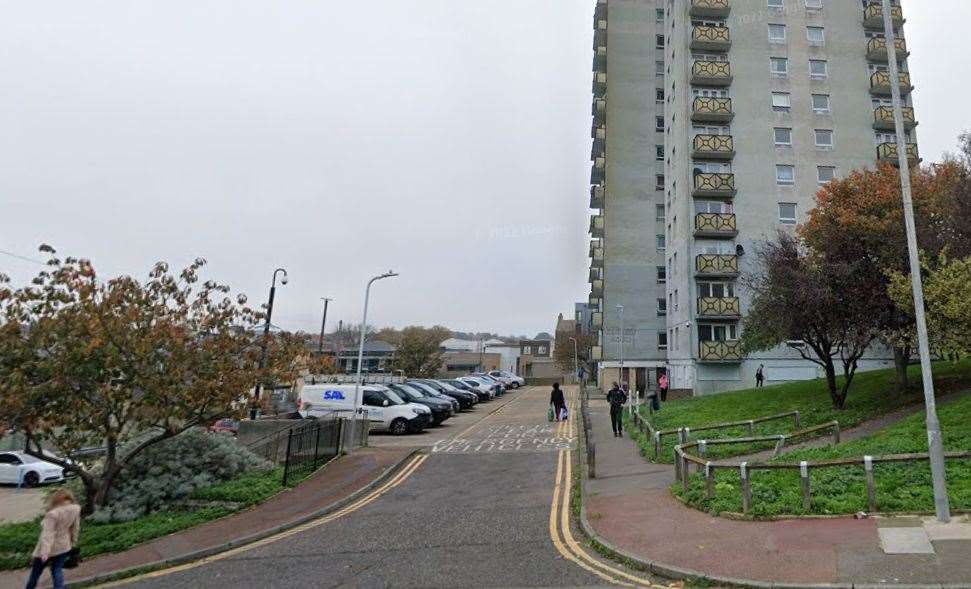 Police say the man was found near Newcastle Hill, Ramsgate
