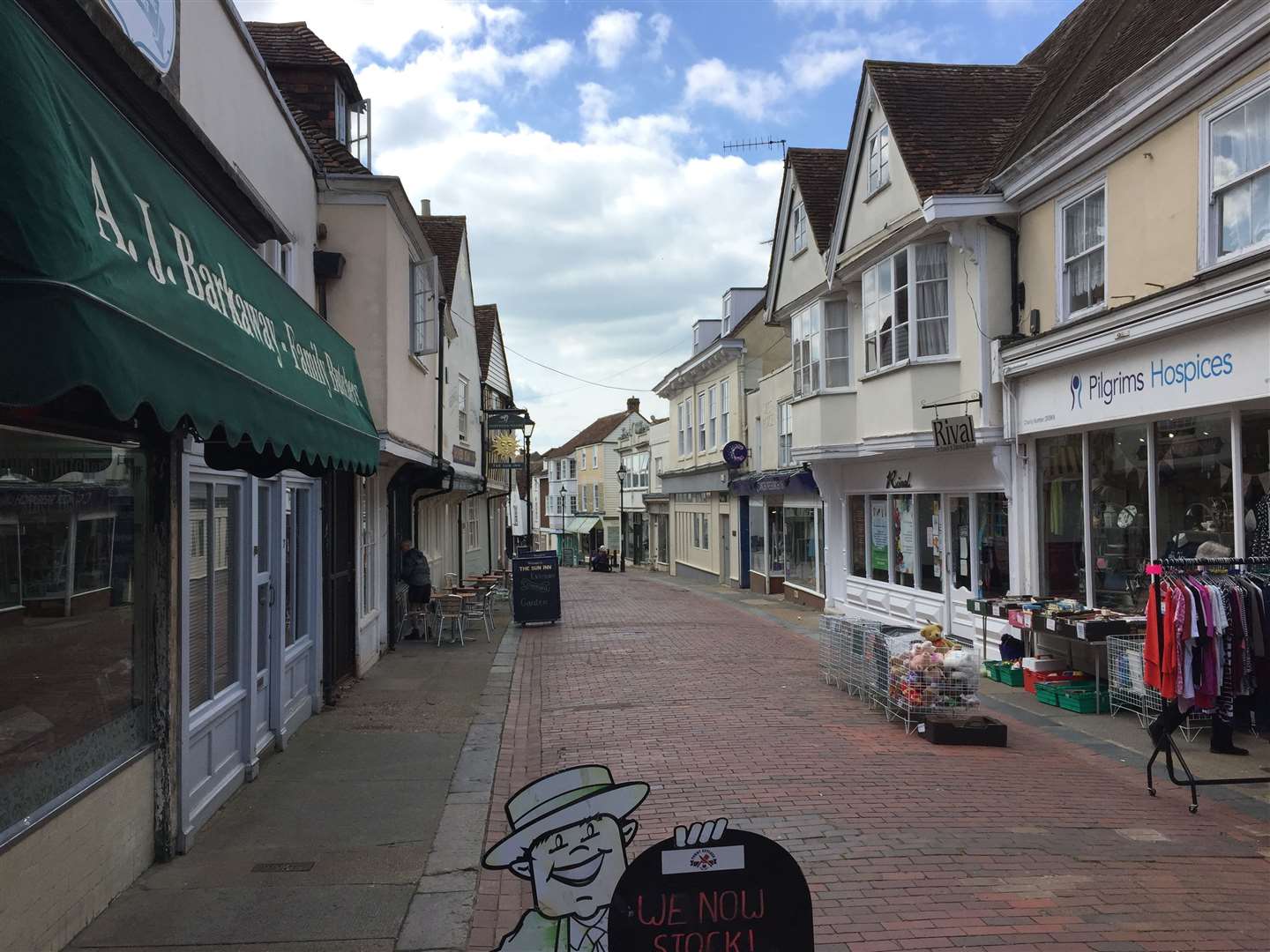West Street in Faversham is occupied by a number of independent traders