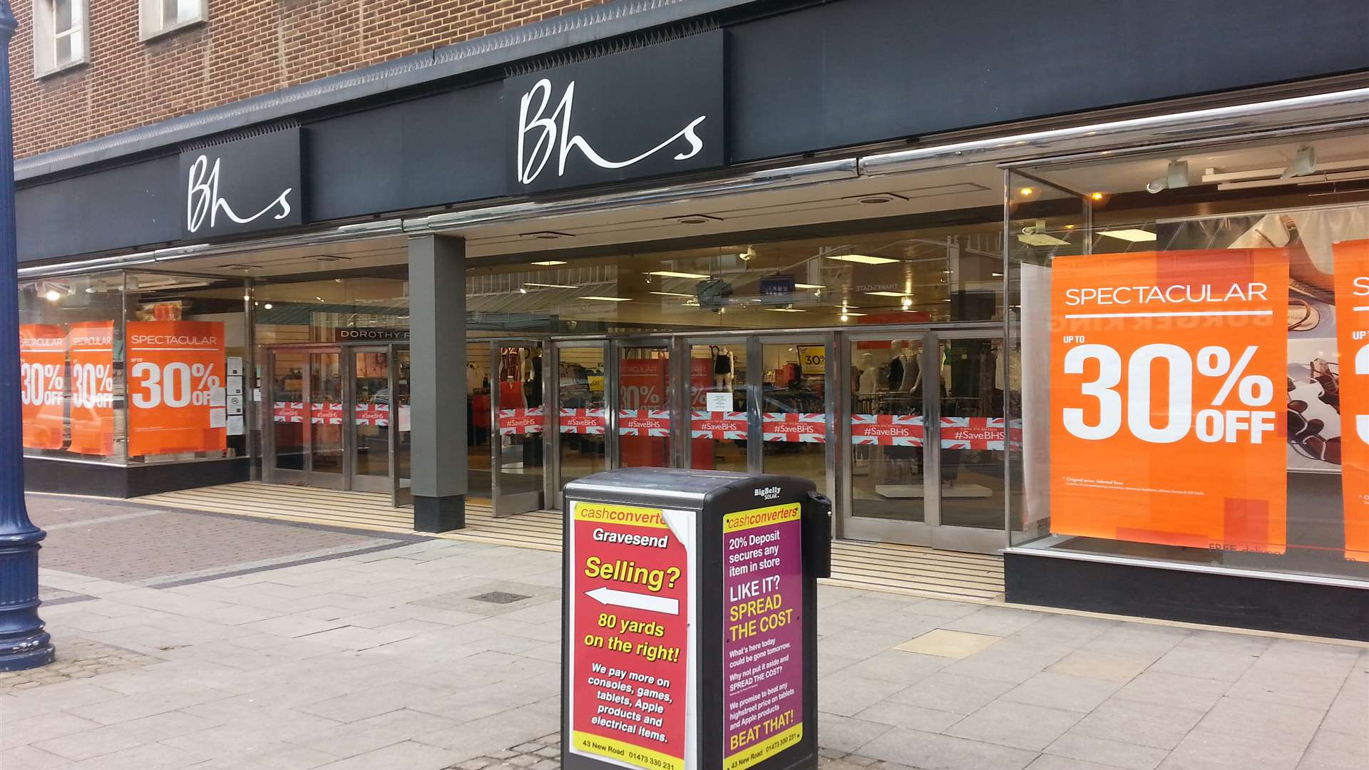 The BHS in Gravesend