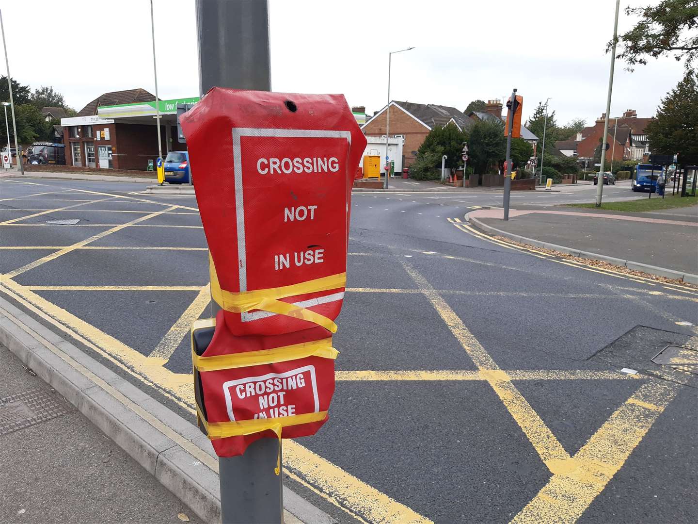 Pedestrian crossings were still out of use yesterday, but are now working again