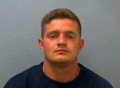 Sonny Selves, 24, from Hillhouse Road in Stone was convicted of conspiring to import heroin. He was sentenced to 16 years and 6 months. Image, Kent Police.