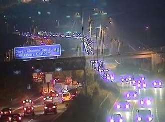 There are delays on the M2. Pic: Highways England