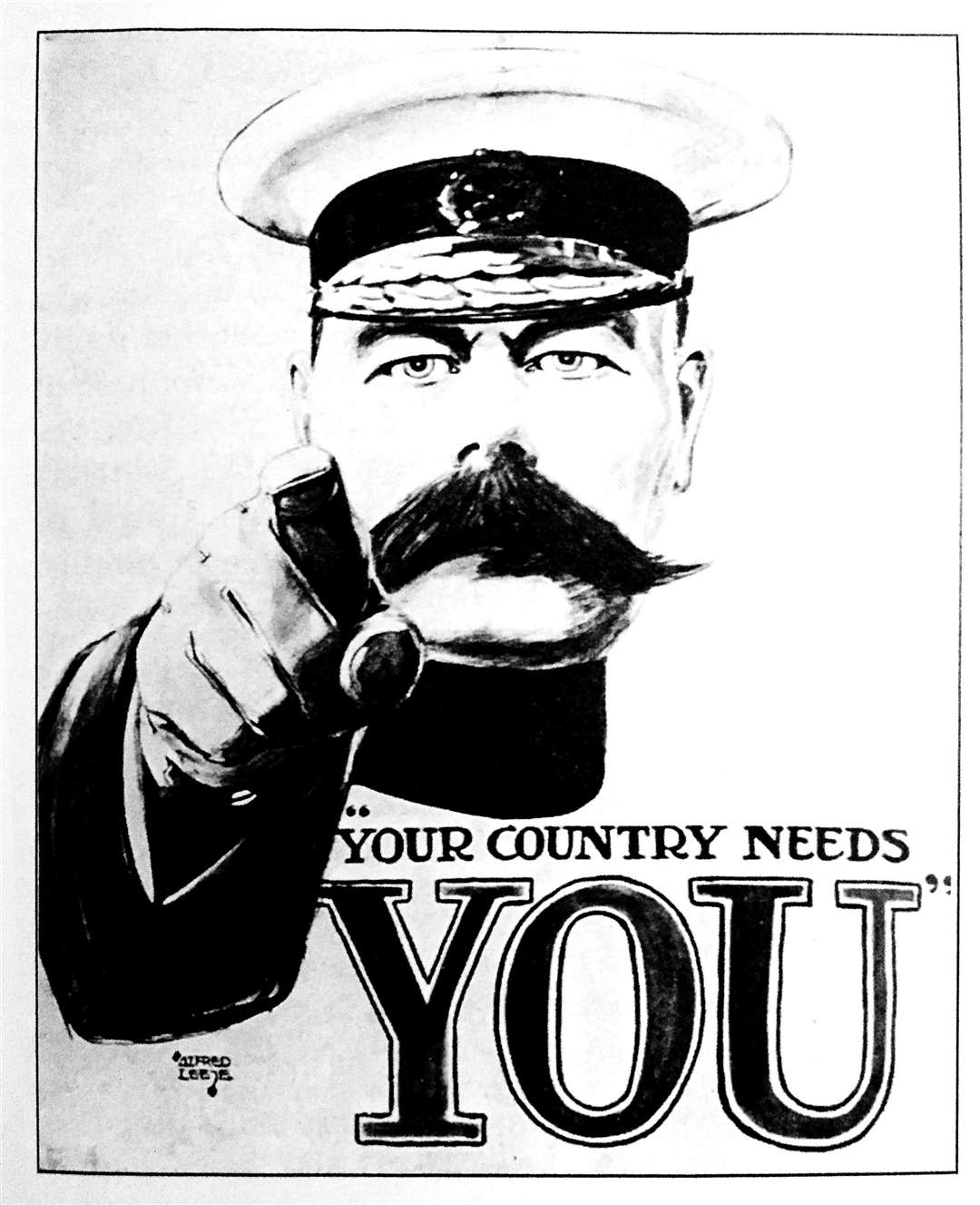 The famous recruitment poster with Lord Kitchener