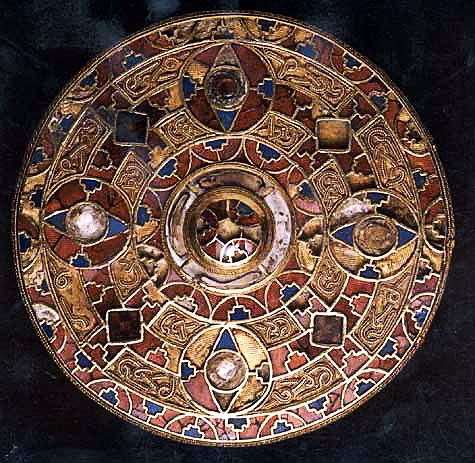 The remarkable Kingston Brooch found in an Anglo-Saxon grave near Canterbury on August 5, 1771