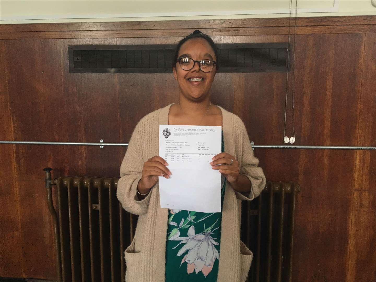 Dartford Girls Grammar School's Shannon Clinton-Copeland, 18, will be heading to the university of East Anglia in September to study English Literature and creative writing (15273281)
