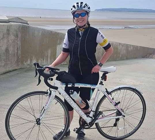 Gemma Batley with her much-loved bike