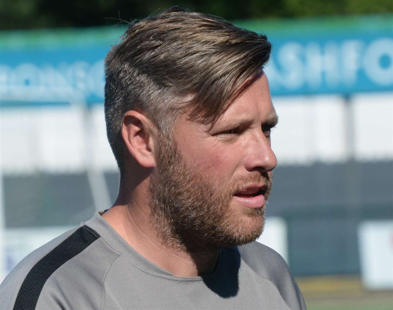 Former Ashford boss Gary Alexander was on the KM Football Podcast. Picture: Chris Davey