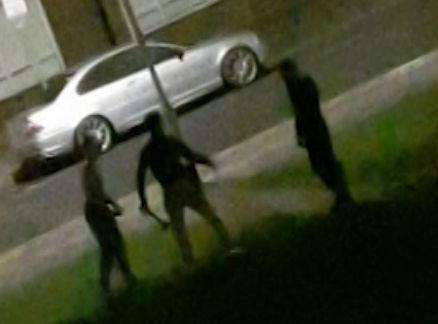 The attack was filmed by members of the public. Picture: Kent Police