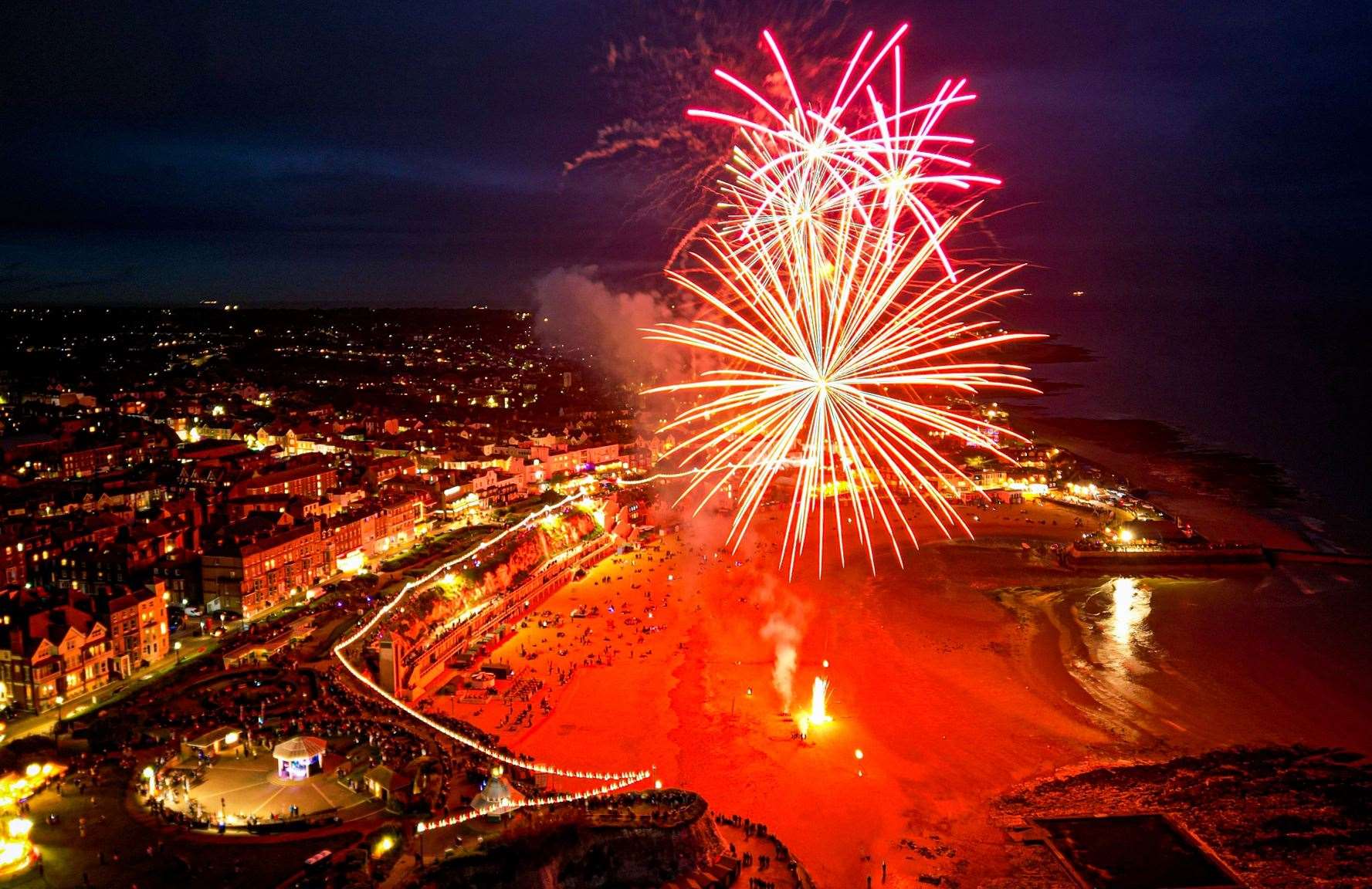 A Broadstairs firework display has been cancelled due to expected rain. Photo: Broadstairs Firework Events Volunteers Committee