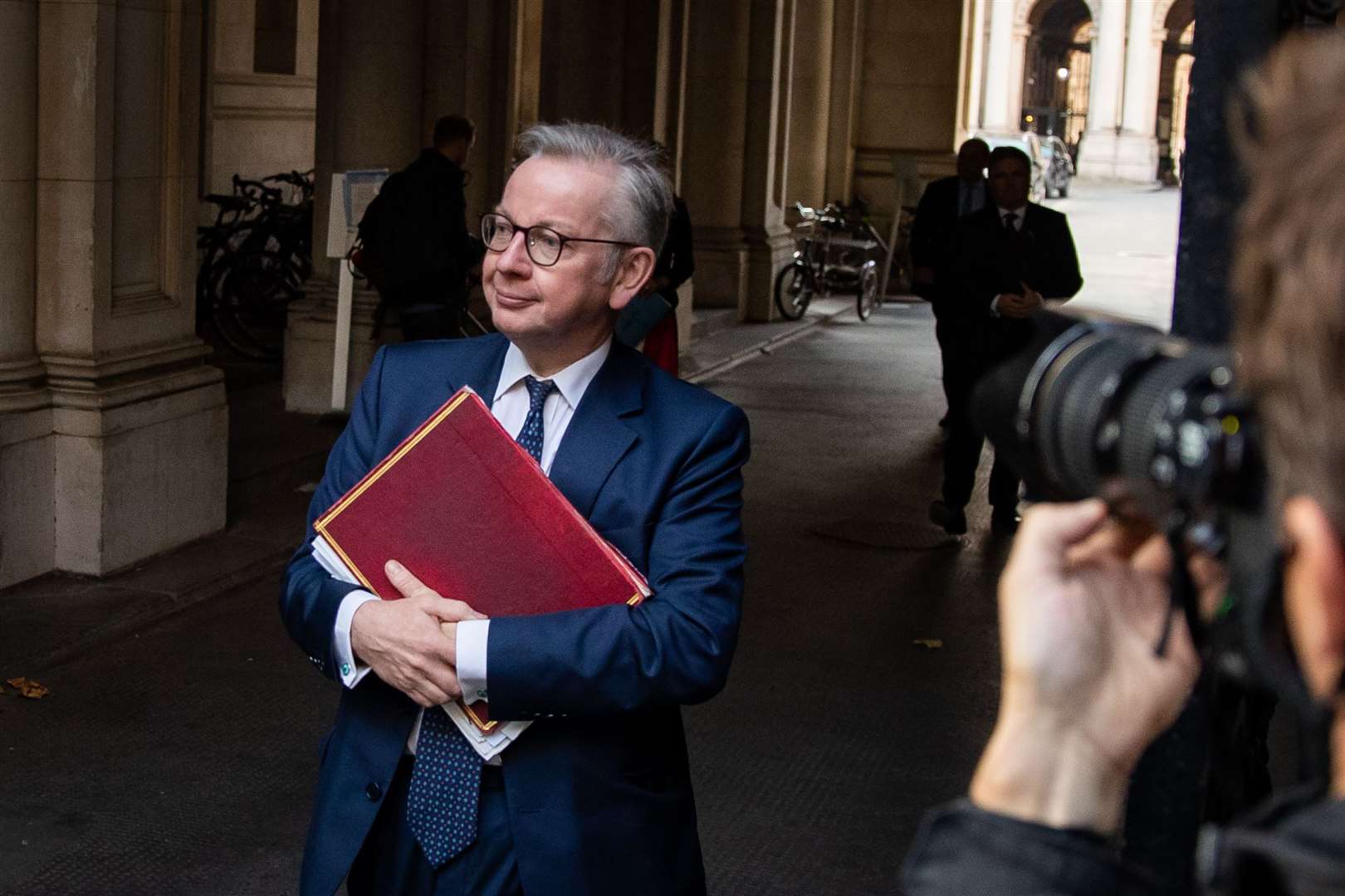 Michael Gove set out the plans for a special permit for lorries to enter Kent (Aaron Chown/PA)