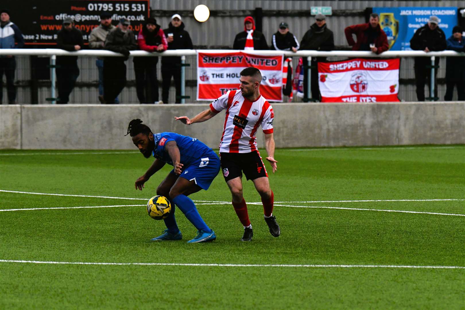 Danny Leonard was a Sheppey goalscorer on Saturday Picture: Marc Richards