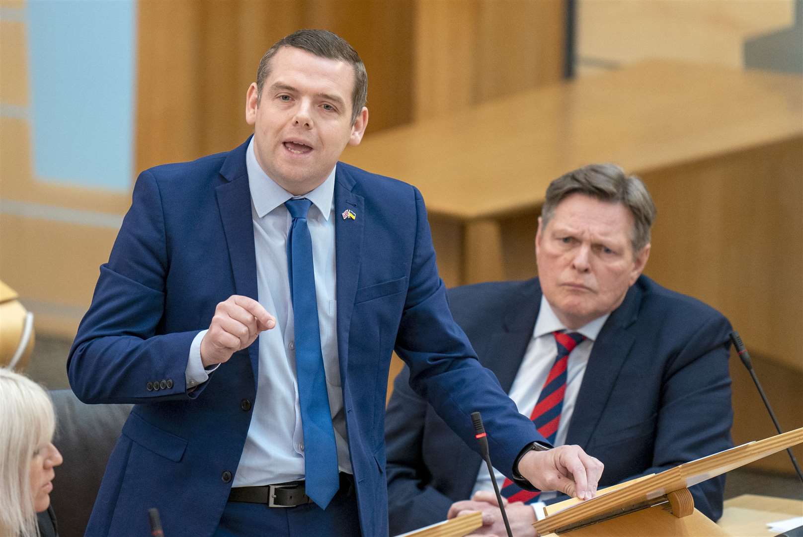 Douglas Ross raised the issue at First Minister’s Questions (Jane Barlow/PA)