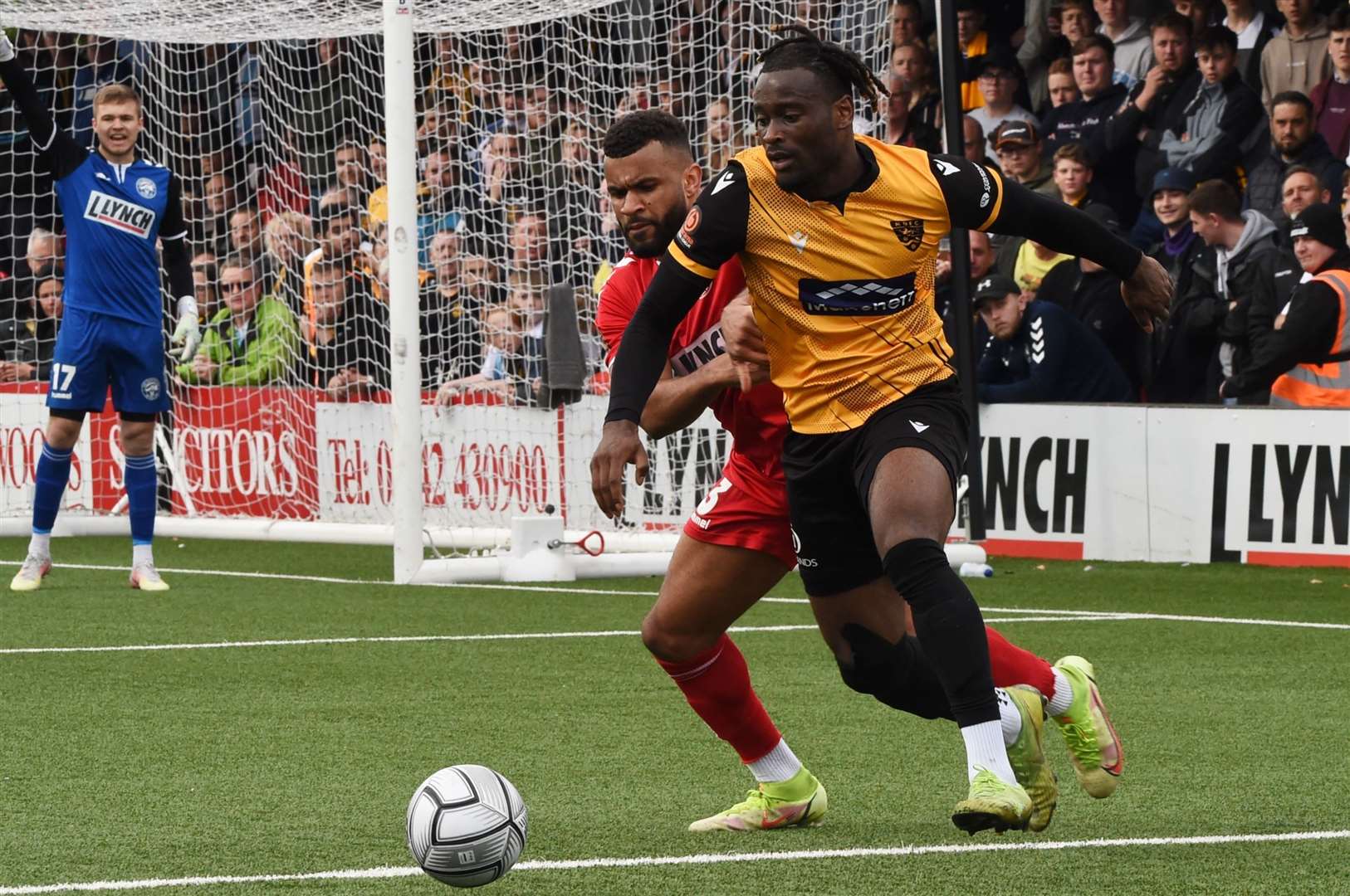 Christie Pattisson in action for Maidstone at Hemel last weekend Picture: Steve Terrell