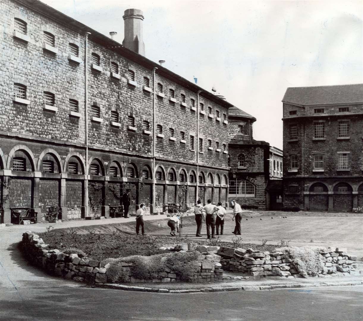 A photograph of Maidstone Prison taken in 1964