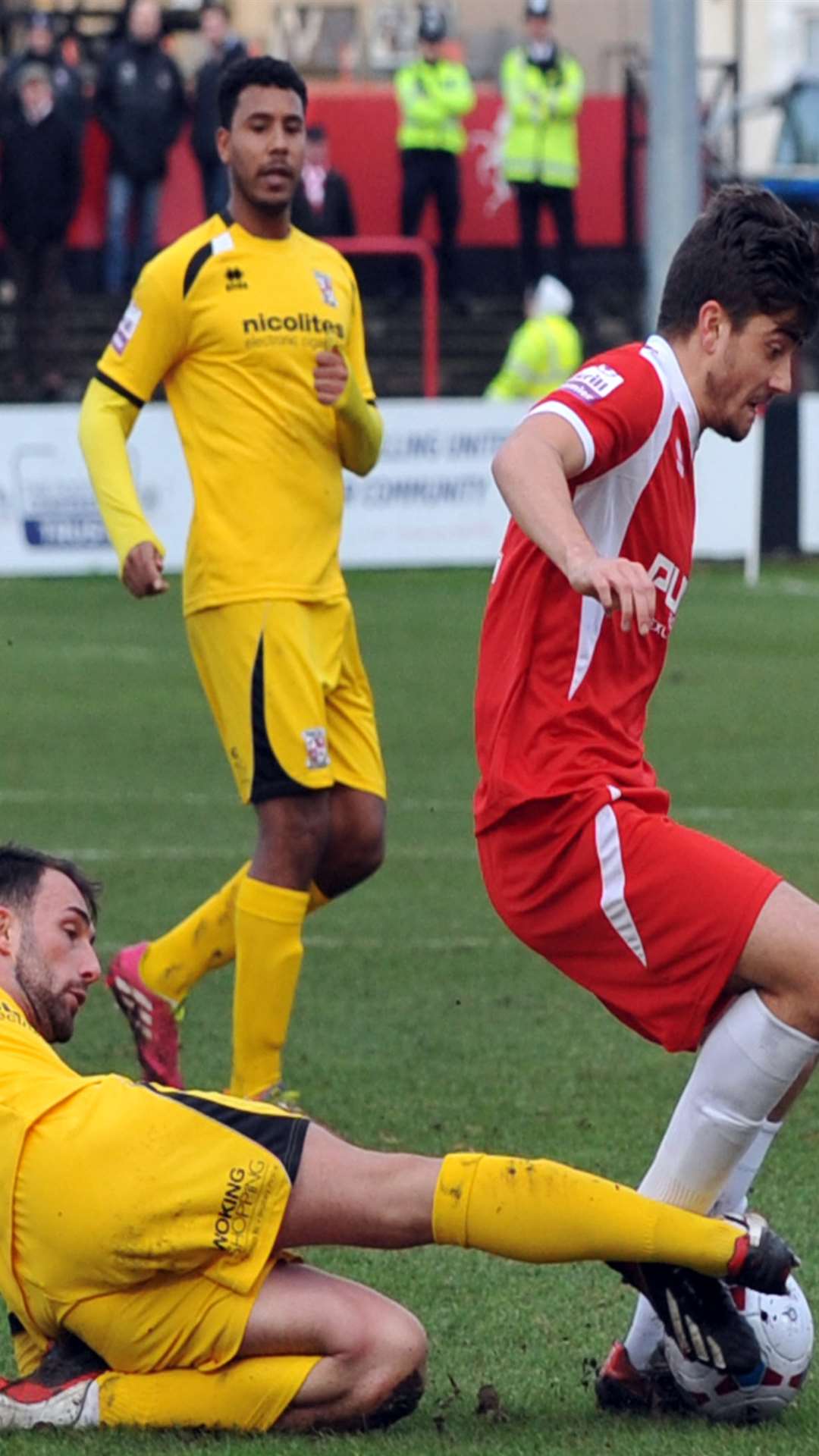 Josh Wakefield on his Welling debut Picture: David Brown