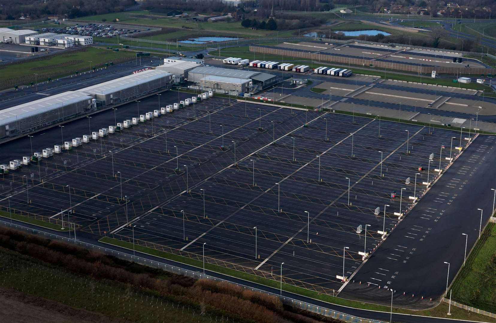 Sevington inland border facility, near Ashford. Picture: Barry Goodwin