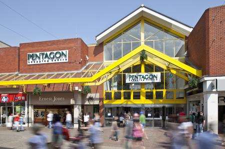 The Pentagon Shopping Centre, Chatham.