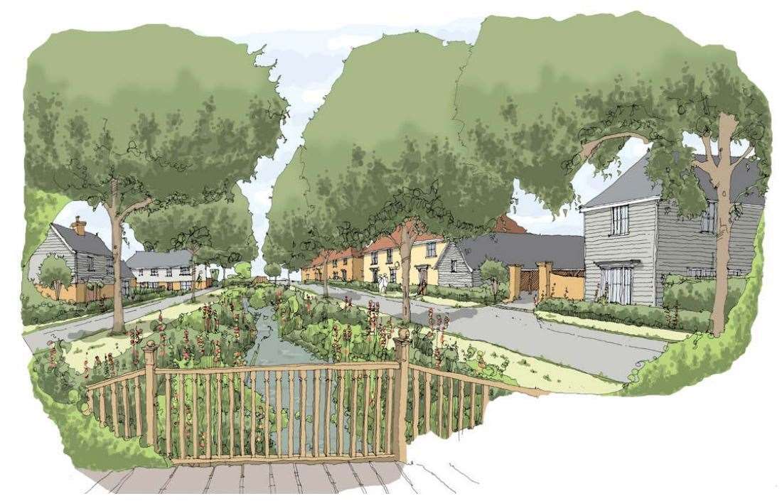 How Bobbing Garden Village could look. Picture: SBC planning portal (61120561)