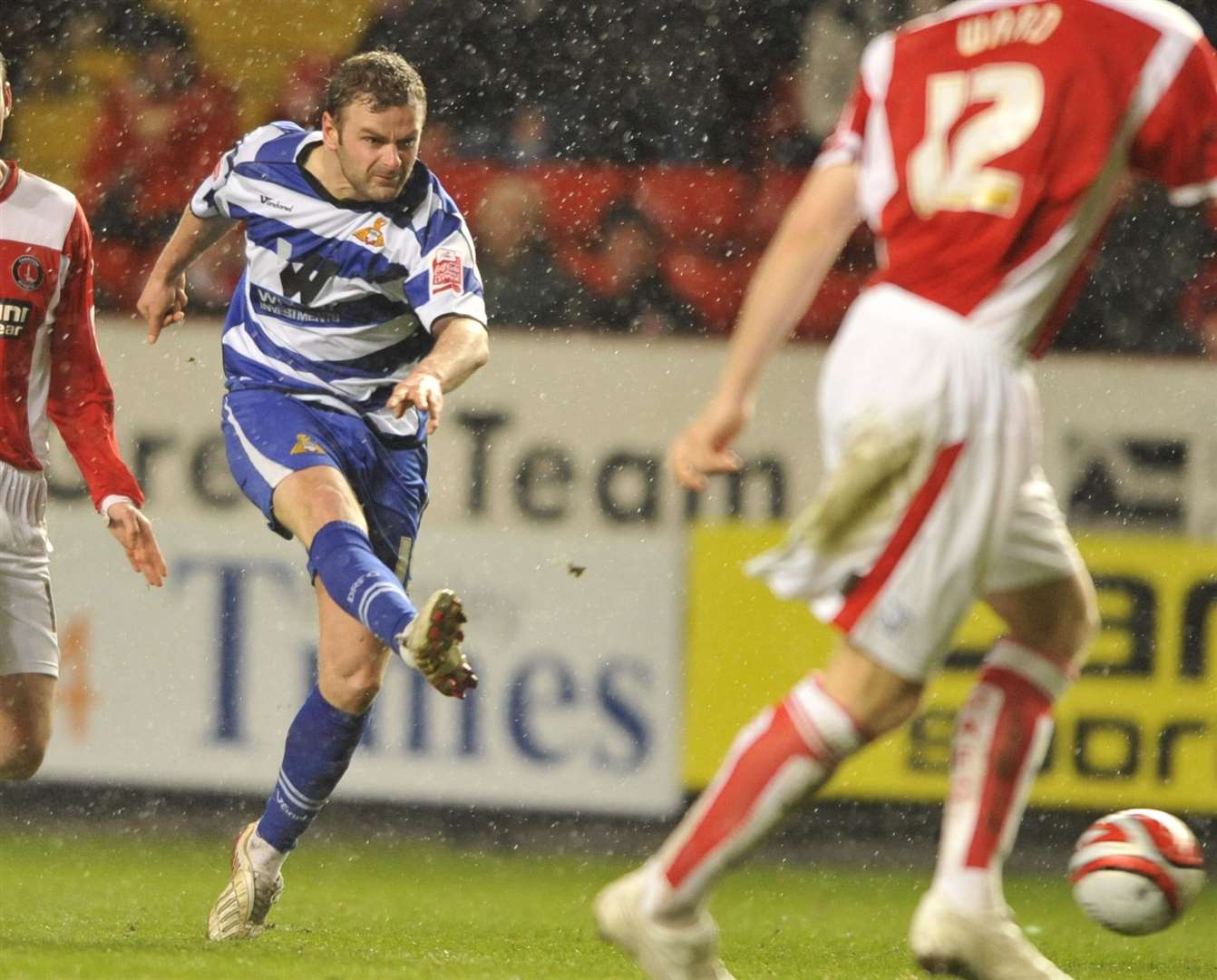 Richie Wellens in action as a player, for Doncaster, now managing for the first time at Oldham. Picture: Barry Goodwin