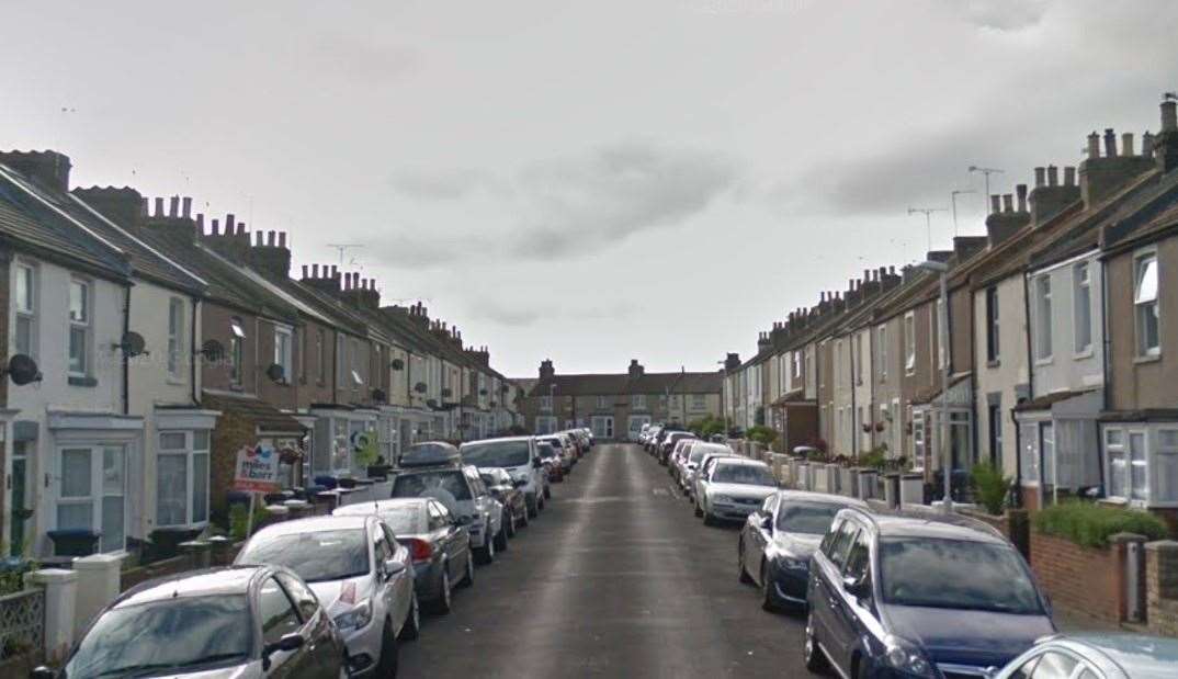 The incident happened in Milton Avenue, Margate. Picture: Google