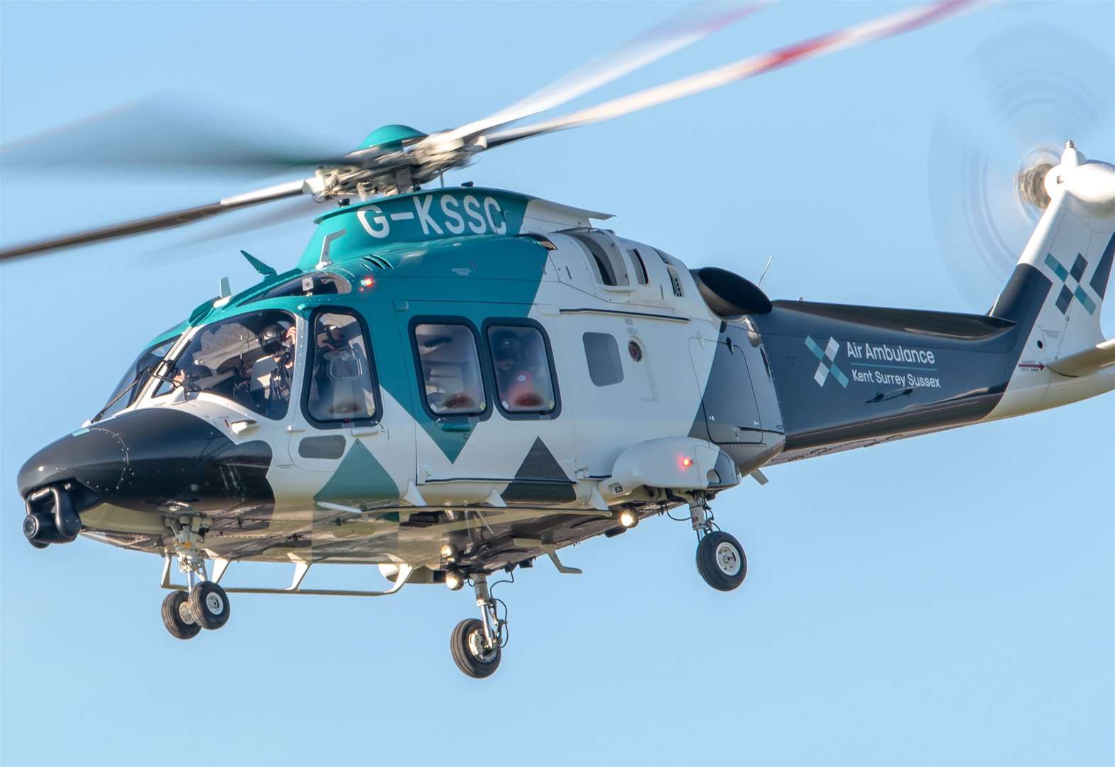An air ambulance was called to an incident in which a student was seriously injured yesterday