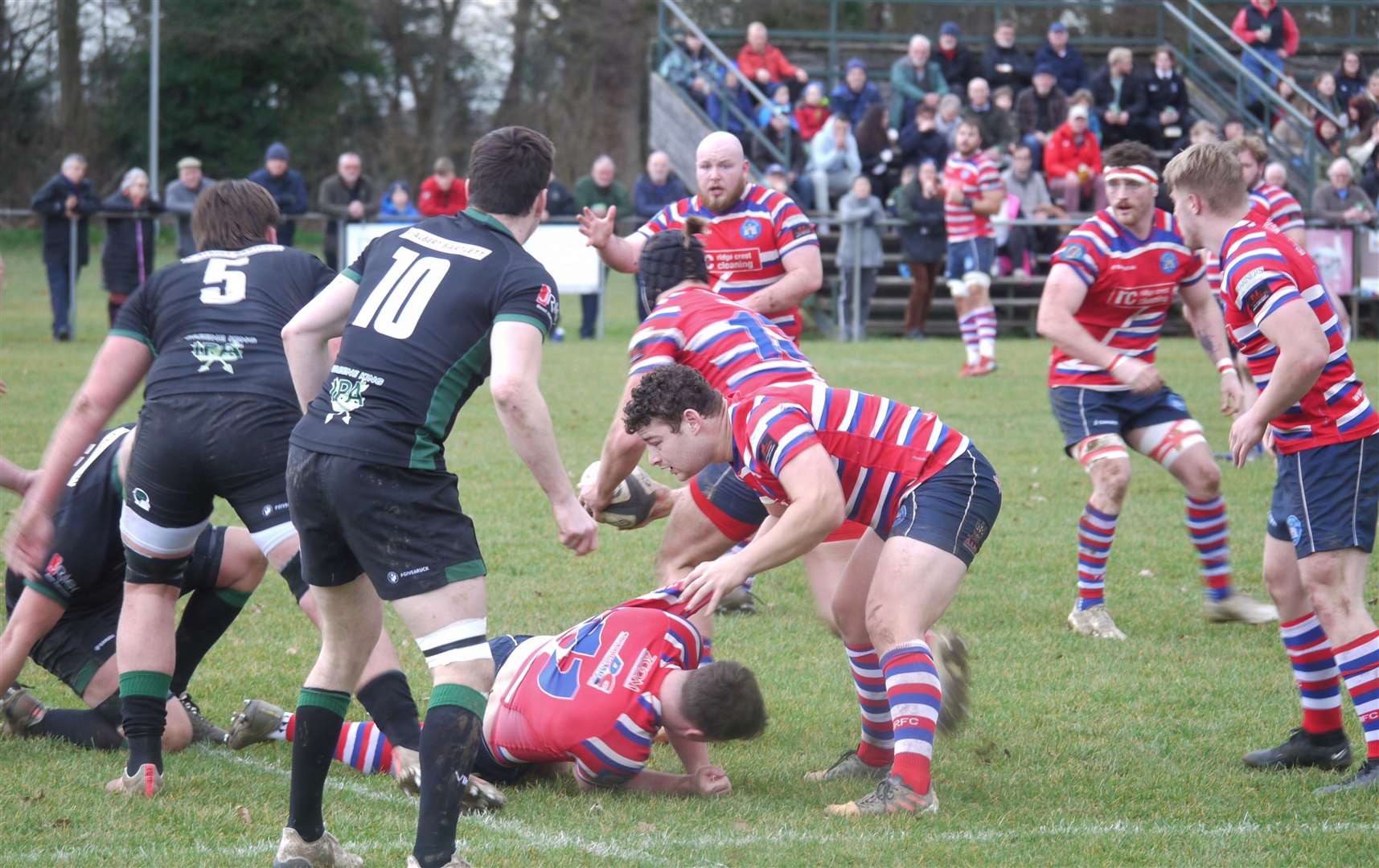 Tonbridge Juddians on their way to victory at North Walsham. Picture: Adam Hookway