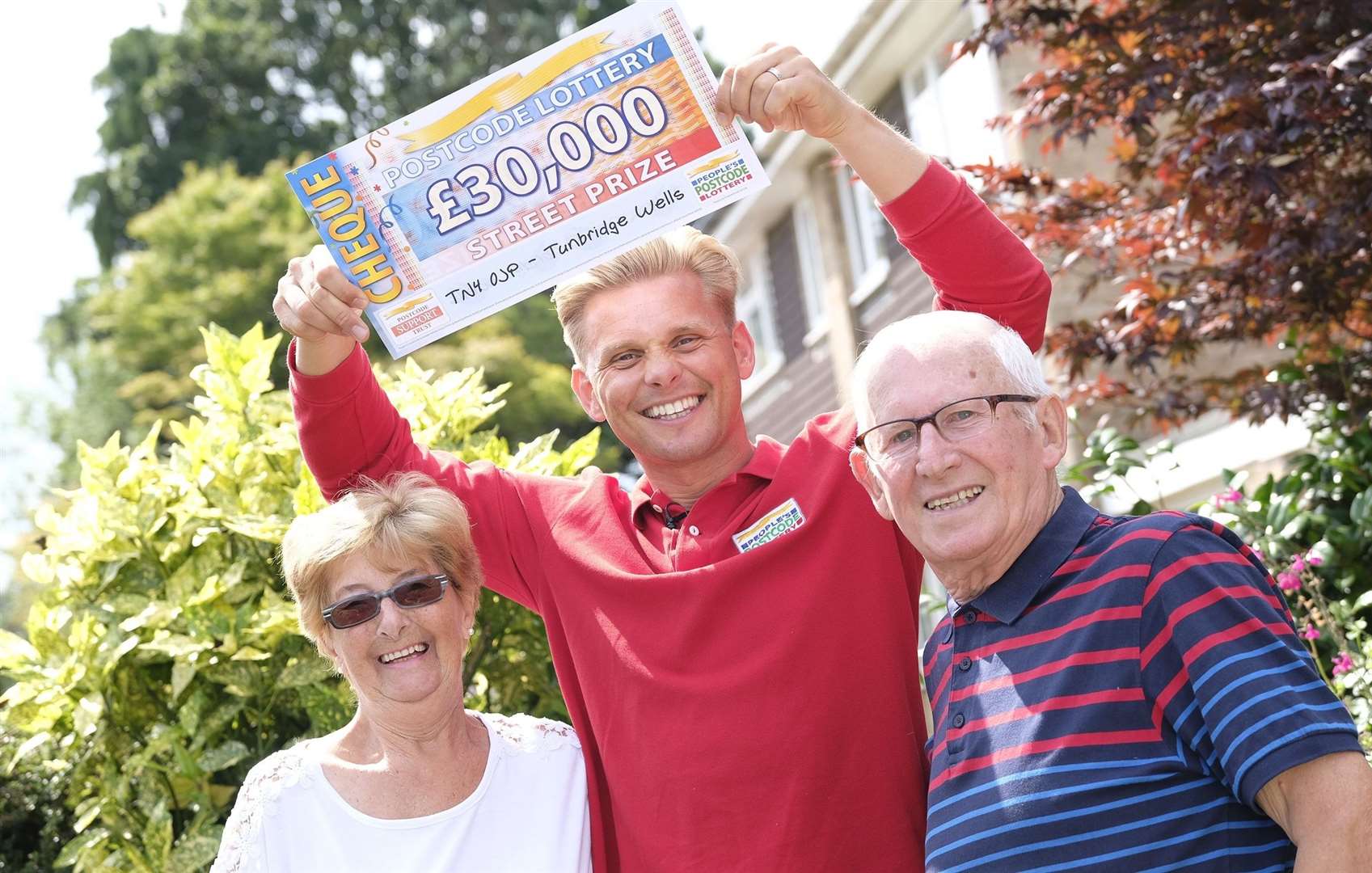 Jan and Frank Cornell with Jeff Brazier