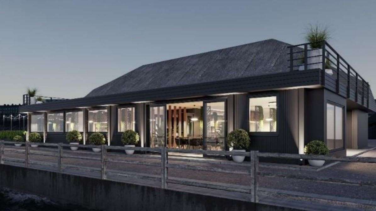 A CGI showing how The Jetty at Broadstairs Pier could look. Picture: DCM Architectural Consultants