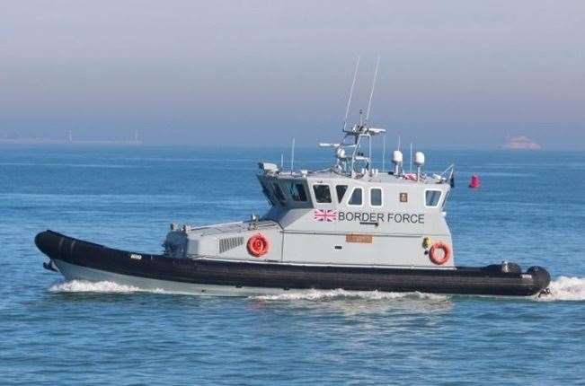 Border Force boats have regularly intercepted migrants crossing the Channel